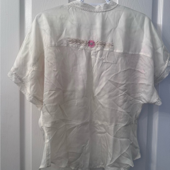 Free People Renee Embroidered Wrap Top - Picture 8 of 9